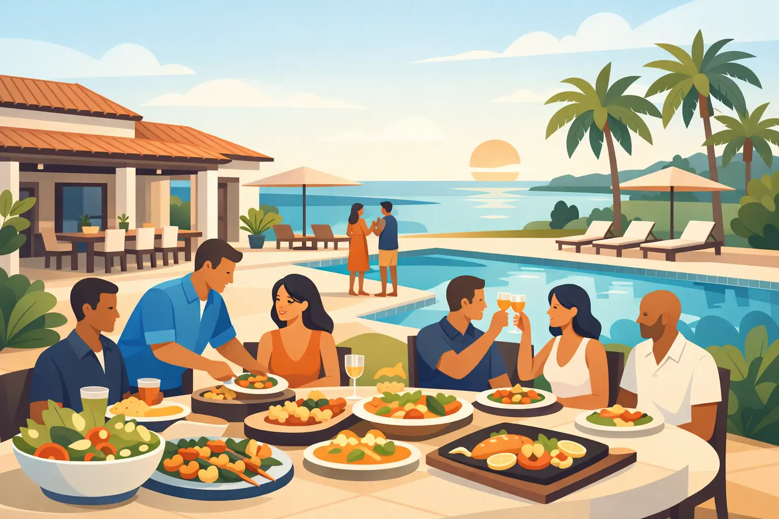 Best Meals for Large Villa Groups in Aruba