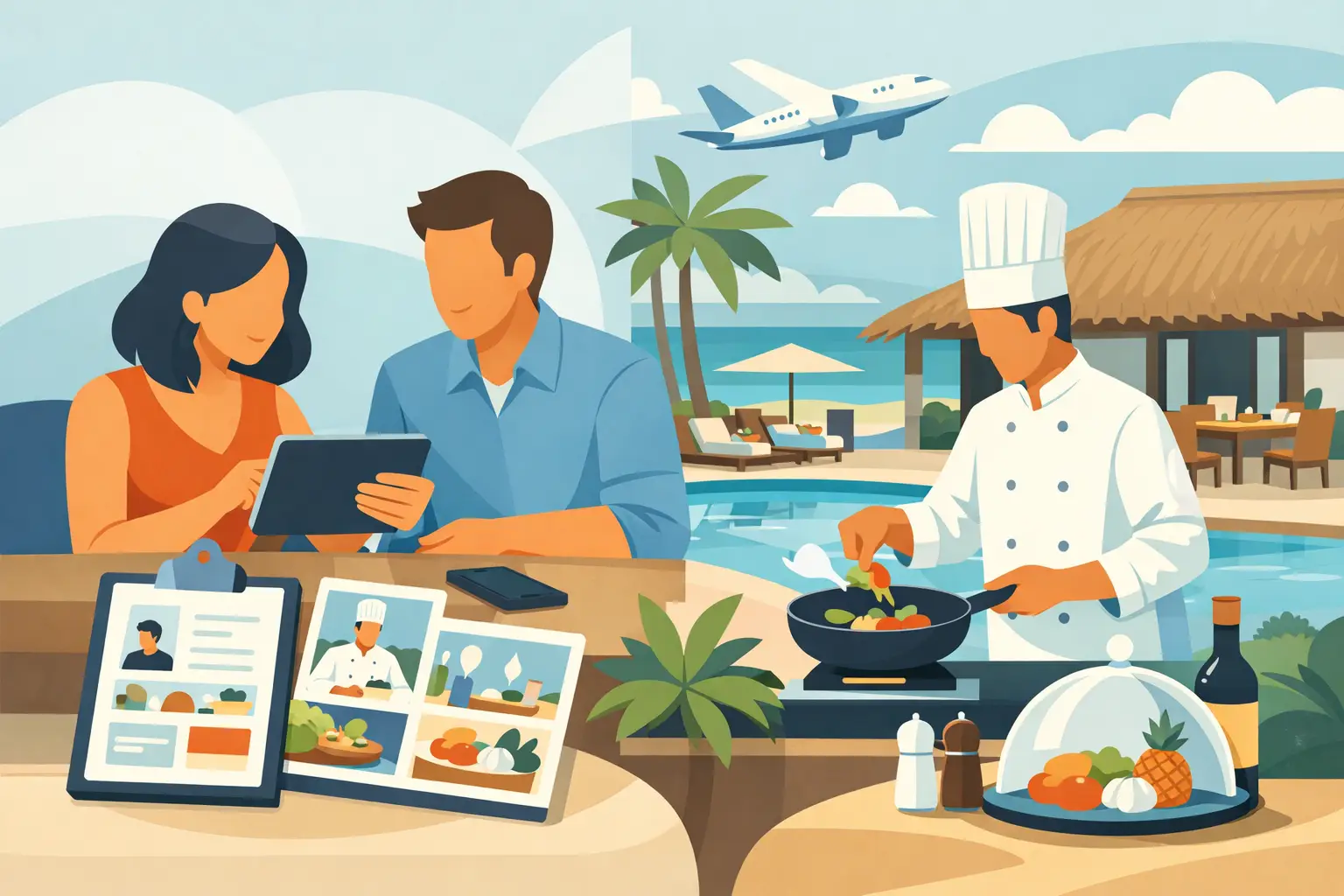 How to Hire a Villa Chef for an Aruba Stay