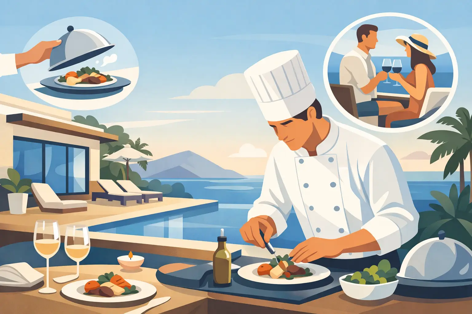 Why Book a Private Chef for Villas
