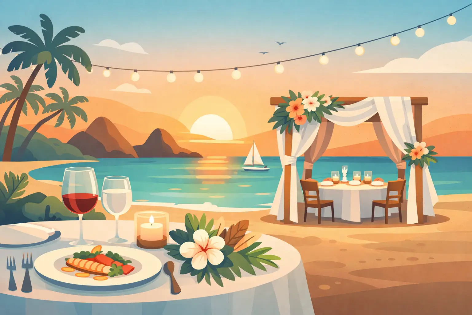 Wedding Dinner Menu Guide for an Aruba Celebration