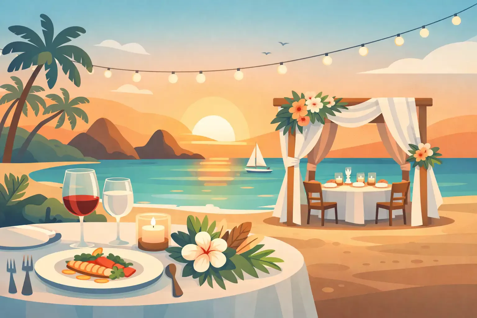 Wedding Dinner Menu Guide for an Aruba Celebration
